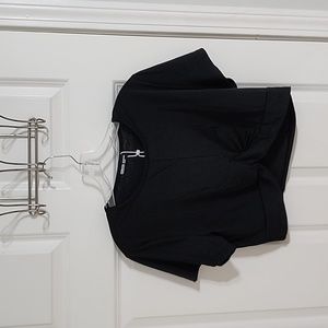 Twist front crop top